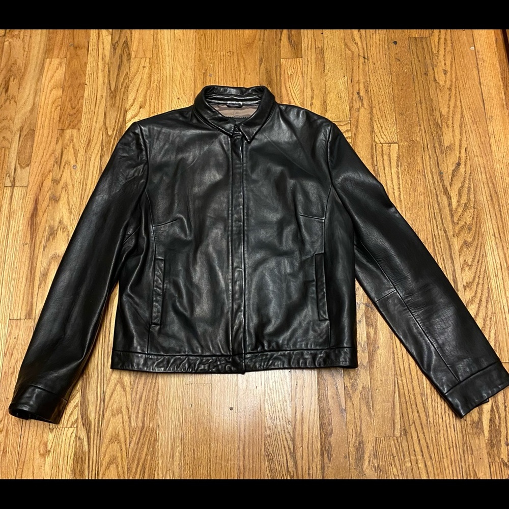 Banana Republic Black Leather Jacket